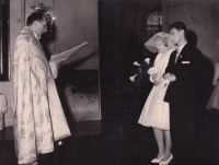 Věra Houšková, svatba