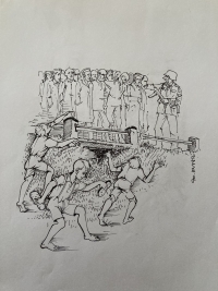 Chléb pro zajatce, pochody smrti. Pamětníkova tvorba, rok 2020