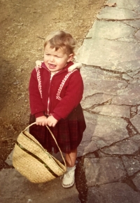 Agathe's first time in Austria. 1964