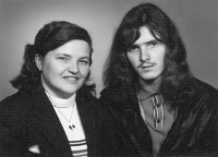 Svatopluk Haugwitz se svou dívkou