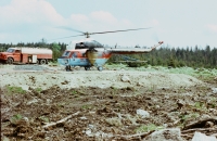 Mountain Rescue service in Jizerské hory - intervention at the crashed plane