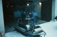 Mountain Rescue service in Jizerské hory – snowmobile maintenance