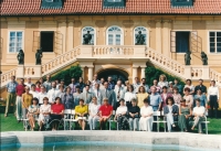 Hynek Krátký (second row, seventh from the left), Štiřín, 1996