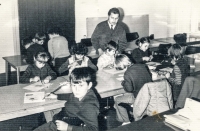 Peter Kulan, elementary school in Humenné, 1970