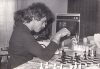 Chess player, 1985, workshop with Sluníčko