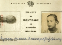 Portugalský průkaz totožnosti pamětnice