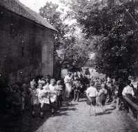The wedding of Monika Ruská's parents / 1946
