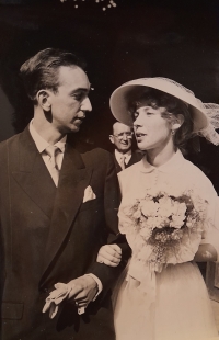 Svatební fotografie z roku 1958