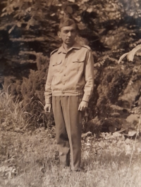 Pavel Kulhánek na vojně