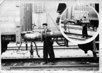 Manžel Marie Voznicové Jaroslav / Koksovna ČSA v Karviné / asi 60. léta