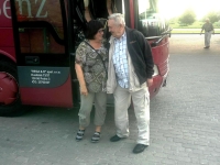 Darina Martinovská and Josef Řepík, excursion tour to Český Malín, 2013