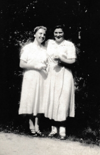 S kamarádkou Baruškou v Příšově