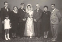 Svatba Vladimíra Vlčka, červenec 1968