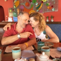 Rostya Gordon-Smith with her husband, Mexico 2018