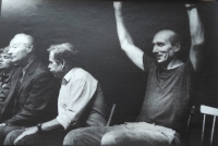 Jiří Černý with Václav Havel and Alexander Dubček