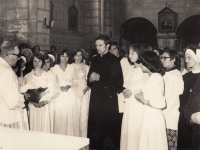 Adolf Pintíř, the first mass, Prague, July 16, 1977