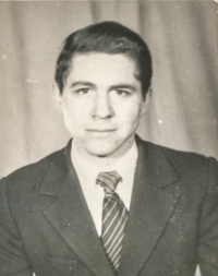 Ernest Nedvěd, manžel pamětnice. V roce 1951 byl jako dítě spolu s rodinou deportován do Baraganu