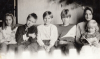 Pamětníkova vnoučata v roce 1991
