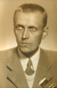 Strýc František Klíma po návratu z Mauthausenu, 1945
