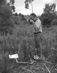 Pamětník na terénním výzkumu v Jižní Africe, 2005