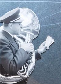 Alois Matěj s heligonem