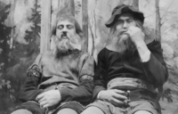 Alois Matěj v ochotnickém divadle v Bartoňově