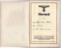 Ahnenpaß maminky pamětnice