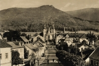 Hejnice (Haindorf) na předválečné fotografii
