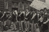 Majáles (May Day) 1956 in Prague, XI.