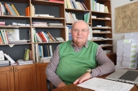 Ondrej Pöss during an interview on October 4, 2022 in Bratislava.