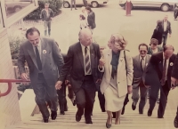 Danica Okrucká and Alexander Dubček 