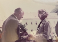 Danica Okrucká and Alexander Dubček 