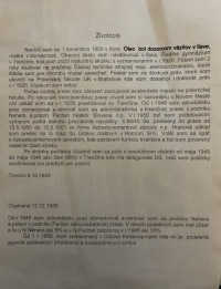 brief biography of JUDr. Vojtech Okrucký