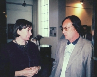 Witness with her brother Pavel Kuchta, the 1990s