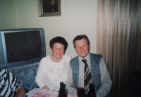 Manželé Rudolf a Ludmila Jurečkovi, 90. léta