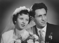 Svatba Jany Pospíchalové a Ivana Sofera 14. prosince 1960