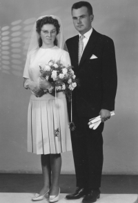 Svatba s Markétou Marešovou, rok 1962
