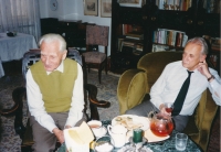Jiří Berounský (vpravo) s profesorem Jaroslavem Slavíkem mezi lety 2002-2005