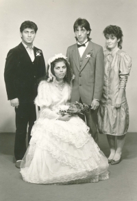 Wedding photo of Růžena Ďorďová, 1992
