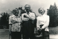 The Kožík siblings: Věra Dražilová, František Kožík, and Olga Michálková, the 1980s