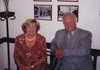 Spouses Věra and Oldřich Holub, 1990s

