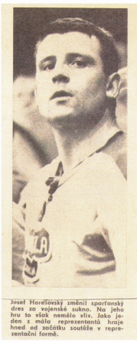 Josef Horešovský na novinovém snímku z roku 1969