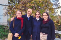 Děti pamětníka (zleva: Johana, Vít, Marie, Veronika), 2000