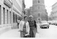 With her mother in Bad Schandau, 1979