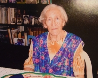 Manželka Bedřiška Minářová, kolem roku 2010