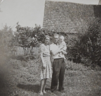 Bratr Josef Koutný s ženou Luisou, 50. léta 20. století