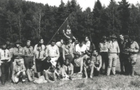 Frederike a děvčata z oddílu Sovy, rok 1968