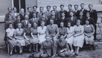 Grammar school in Šumperk, quint, 1939