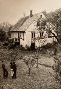 Pavla Jazairiová s Janem Zaorálkem v Poustce v roce 1972