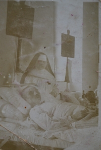 My husband's grandfather Paľko in a historical photography